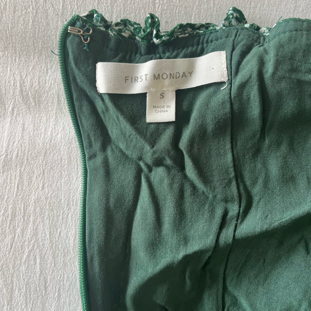 Anthropologie First Monday Green Floral Jumpsuit - Picture 8 of 14
